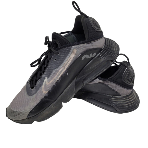 Nike Air Max 2090 Running Shoes Black BV9977-001 Men\'s Size 13 Pre-owned main image 4